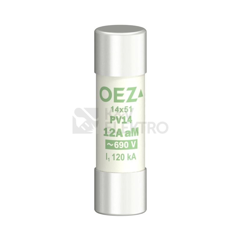 Obrázek produktu Pojistka válcová OEZ PV14 12A aM 0