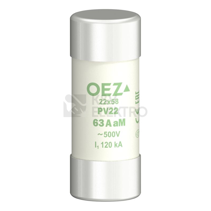 Obrázek produktu Pojistka válcová OEZ PV22 63A aM 0