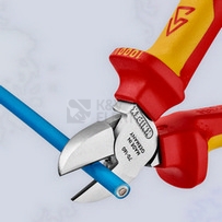 Obrázek produktu Štípací kleště Knipex 70 06 160 stranové 160mm VDE 1000V 8