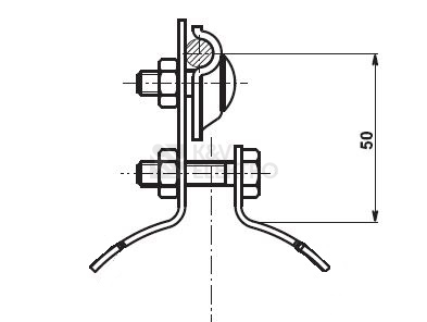 Obrázek produktu Svorka na potrubí ST bez pásky TREMIS V090 1