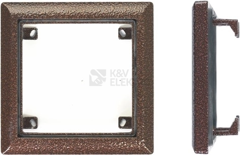 Obrázek produktu Montážní rámeček KARAT 1modul (antika měděná) 4FF 127 11.1 0