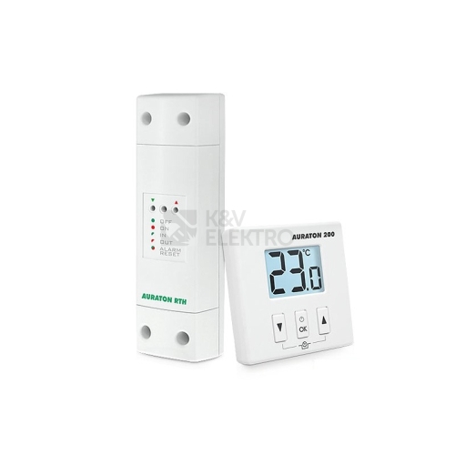 Termostat AURATON 200 RTH bezdrátový s nočním poklesem