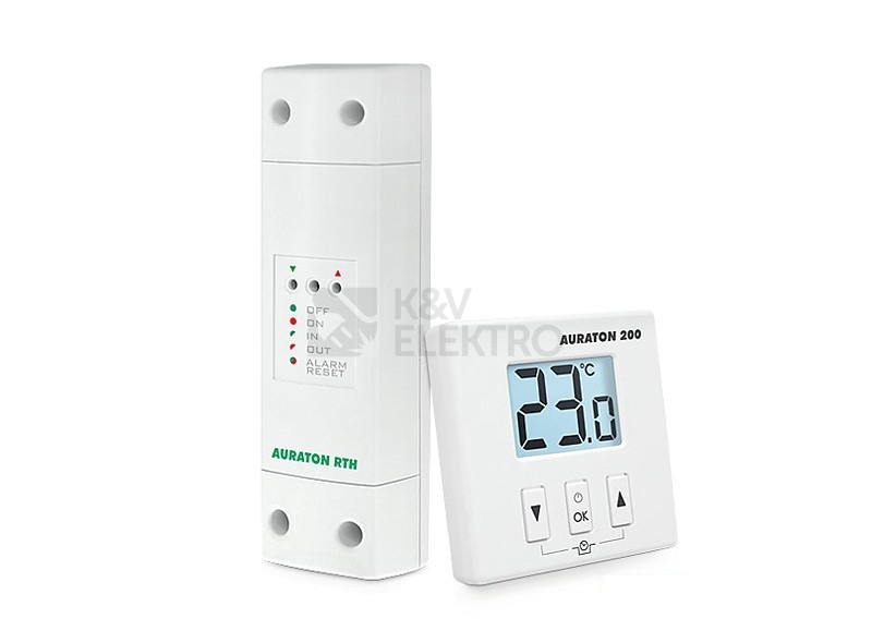 Obrázek produktu Termostat AURATON 200 RTH bezdrátový s nočním poklesem 0