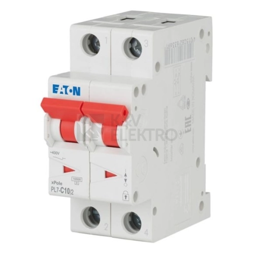 Jistič EATON PL7-10/2/C 10A PL7-C10/2 263357