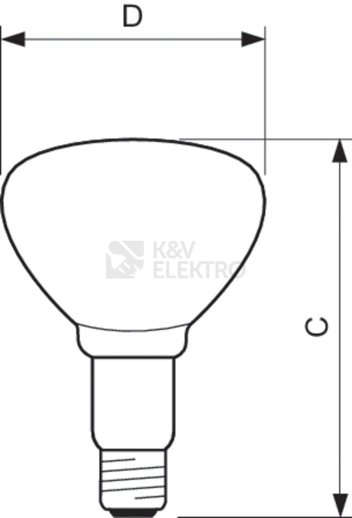Obrázek produktu Infražárovka IR Philips 150R R125 HG E27 1