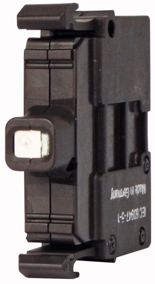 Ledka bílá čelní upevnění šroubové svorky 85-264VAC 5-15mA EATON M22-LED230-W /216563/