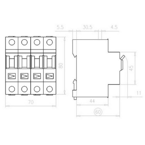 Instalační vypínač EATON IS-32/4 32A 276269