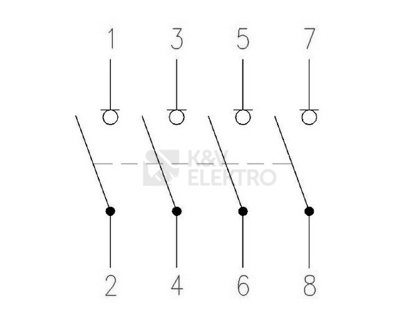 Obrázek produktu Instalační vypínač EATON IS-32/4 32A 276269 2