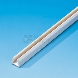 Obrázek produktu  Lišta na kabely Malpro 1030 7x6 2m bílá samolepící bez víka 0