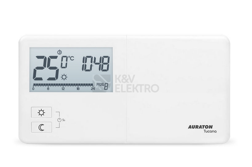 Obrázek produktu Termostat AURATON Tucana 2025 elektronický s týdenním programem 0