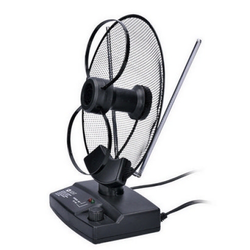 Pokojová anténa, průměr 23cm, max. zesíleni: 36dB