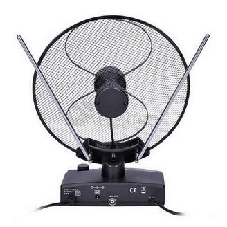 Obrázek produktu Pokojová anténa, průměr 23cm, max. zesíleni: 36dB 2