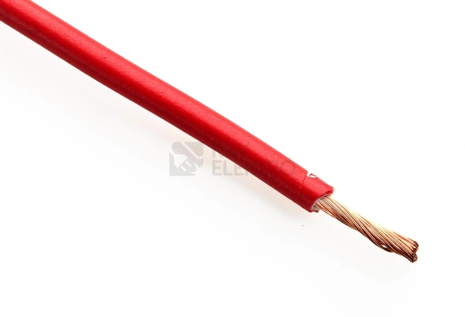 Obrázek produktu Vodič H05V-K 1 rudá (CYA 1) (100m) 0