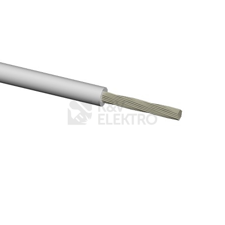 Obrázek produktu Vodič silikonový CSA 10 bílý V07S-K 0