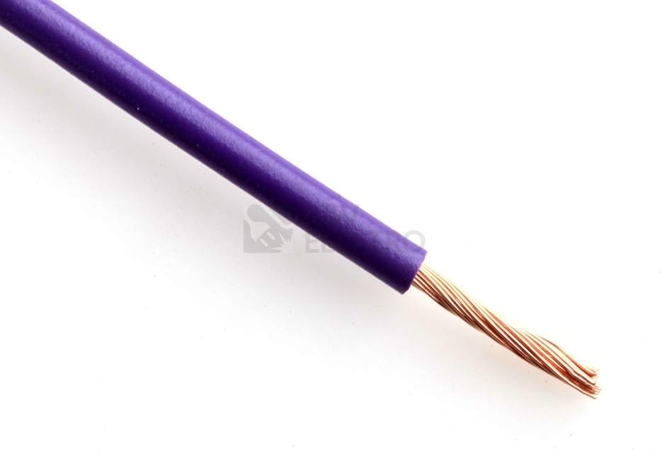 Obrázek produktu Vodič H05V-K 1 fialová (CYA 1) metráž 0