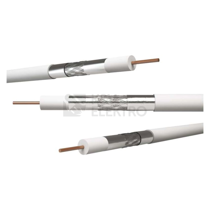 Obrázek produktu Koaxiální kabel bílý CB500 EMOS S5252 (cívka 100m) 8