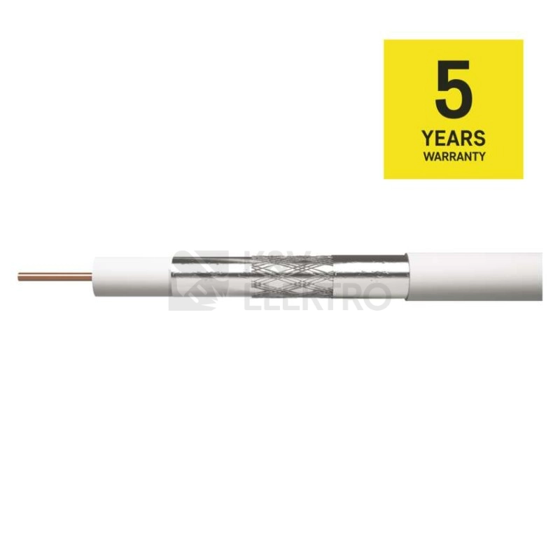 Obrázek produktu Koaxiální kabel bílý CB500 EMOS S5252 (cívka 100m) 9