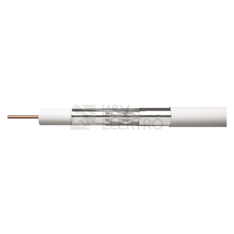Obrázek produktu  Koaxiální kabel CB500 EMOS S5252 bílý (cívka 100m) 0