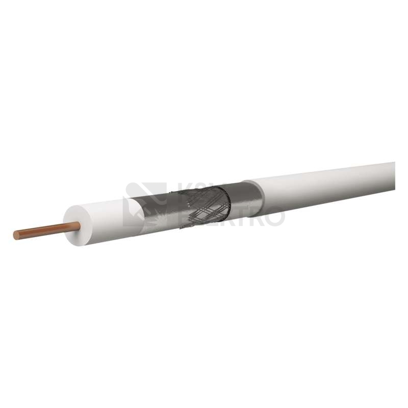 Obrázek produktu  Koaxiální kabel CB500 EMOS S5252 bílý (cívka 100m) 1