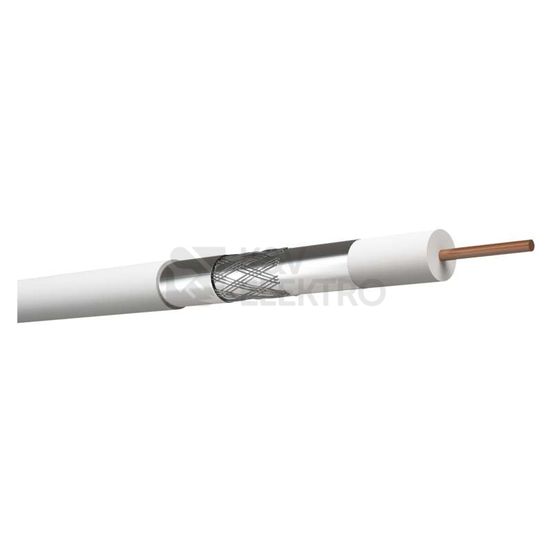 Obrázek produktu  Koaxiální kabel CB500 EMOS S5252 bílý (cívka 100m) 2