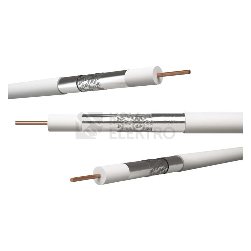 Obrázek produktu  Koaxiální kabel CB500 EMOS S5252 bílý (cívka 100m) 4