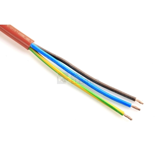 Kabel H05VV-F 3Gx1,5 oranžová (CYSY 3Cx1,5)