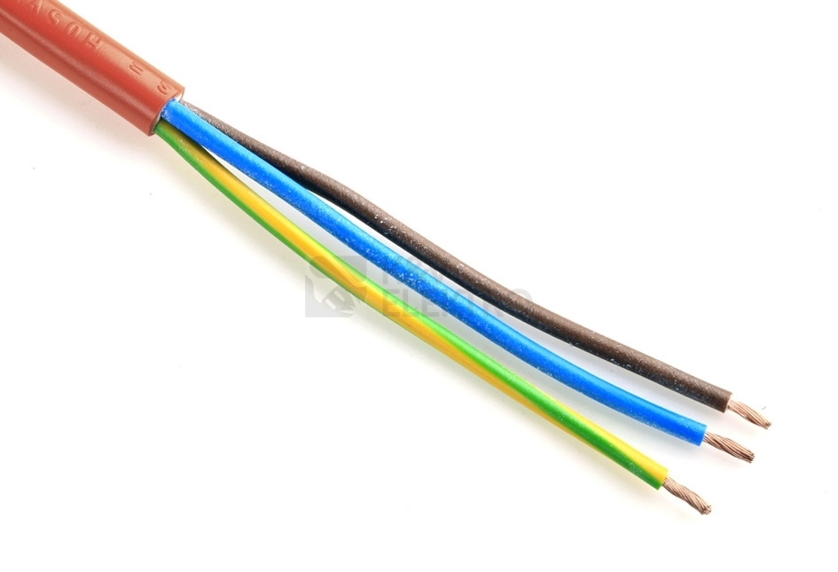 Obrázek produktu Kabel H05VV-F 3Gx1,5 oranžová (CYSY 3Cx1,5) 0