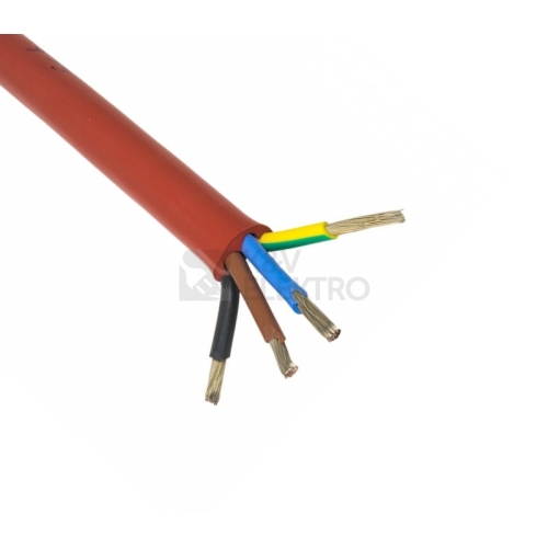  Silikonový kabel SIHF 4Bx0,75