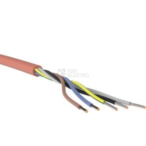 Silikonový kabel SIHF 5Cx1,5
