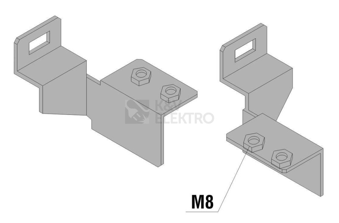 Obrázek produktu Držák montážního panelu sada 4ks DMP RFA-LT 019100000000 0