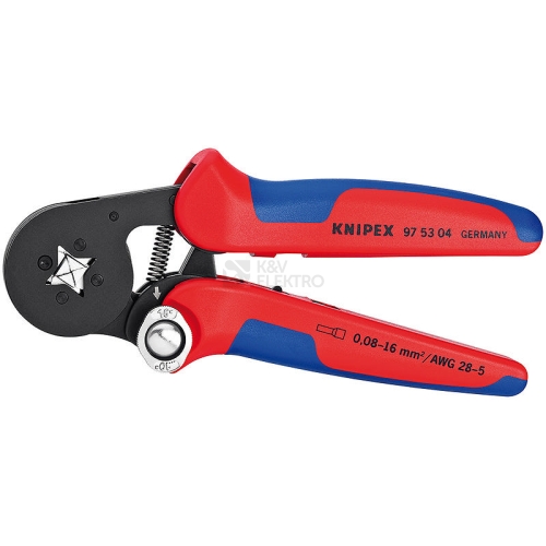 Lisovací/krimpovací kleště Knipex 97 53 04 na dutinky 0,08-16mm2