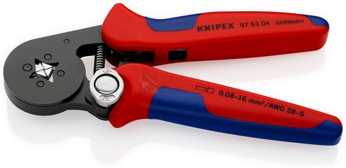 Obrázek produktu Lisovací/krimpovací kleště Knipex 97 53 04 na dutinky 0,08-16mm2 1