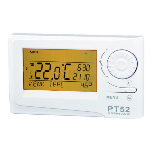 Pokojový termostat ELEKTROBOCK PT52 OpenTherm OT+