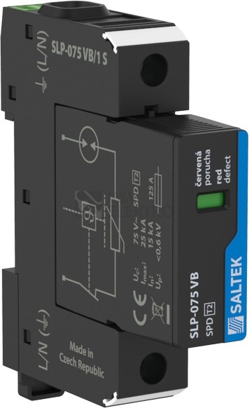 Obrázek produktu  Svodič přepětí SALTEK SLP-075 VB/1 S 0