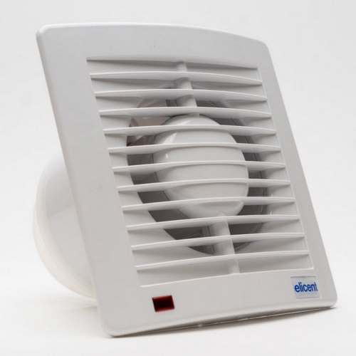 Axiální koupelnový ventilátor se zpětnou klapkou E-STYLE 150 PRO