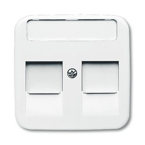ABB Reflex SI kryt datové zásuvky alpská bílá 1800-214 (1753-0-8030) 2CKA001753A8030