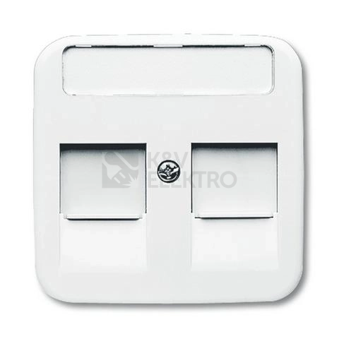 Obrázek produktu ABB Reflex SI kryt datové zásuvky alpská bílá 1800-214 (1753-0-8030) 2CKA001753A8030 0