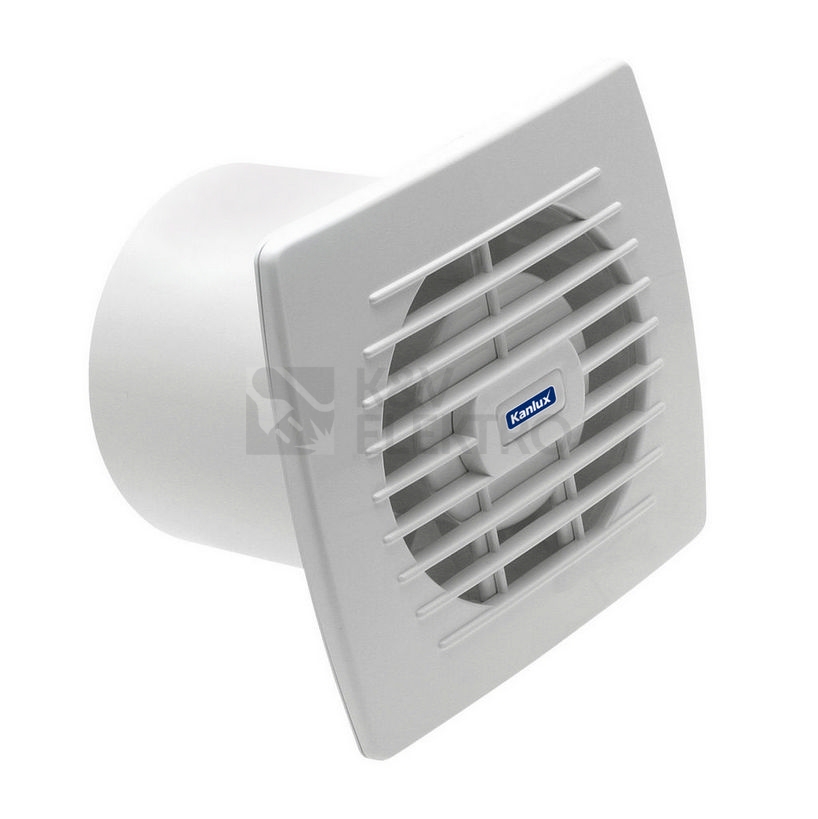 Obrázek produktu  Axiální ventilátor do koupelny Kanlux CYKLON EOL100 70910 s flexošňůrou a tahovým spínačem 0