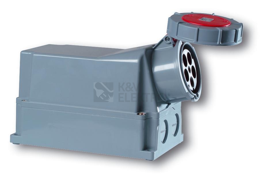 Obrázek produktu Zásuvka nástěnná PCE 145-6 125A/5P/400V IP67 Power Twist 0