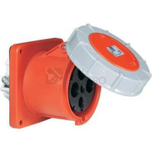 Zásuvka vestavná PCE 334-6 63A/4P/400V IP67