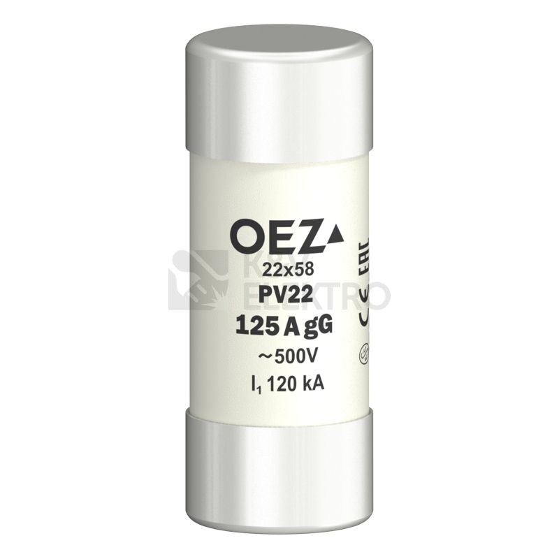 Obrázek produktu Pojistka válcová OEZ PV22 125A gG 0