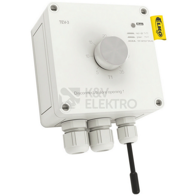 Obrázek produktu Termostat analogový ELKO EP TEV-3 0