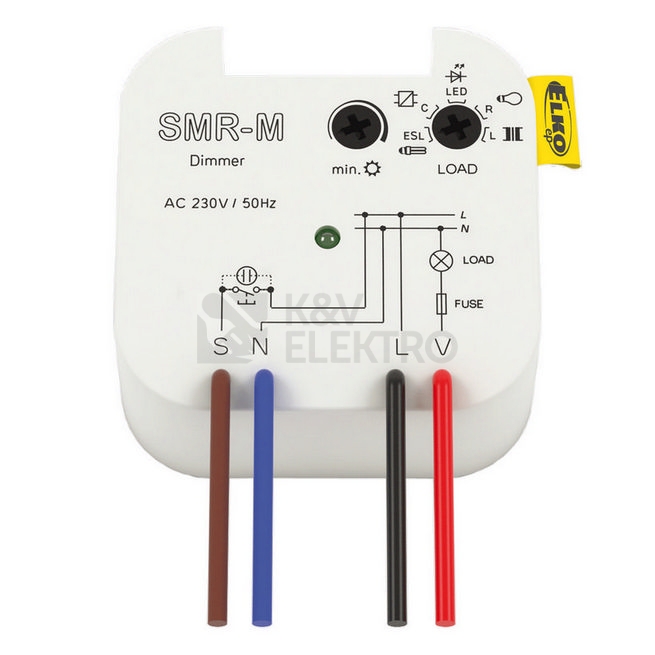 Obrázek produktu Stmívač Elko EP SMR-M pro úsporné a LED žárovky 0