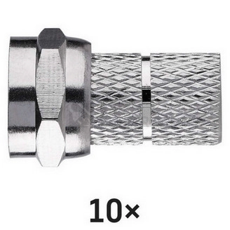Obrázek produktu F konektor EMOS K7351 šroubovací 7mm pro kabel CB 113 4