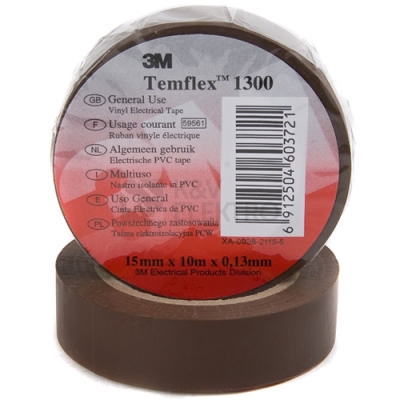 Obrázek produktu Izolační páska 3M TEMFLEX 1300 15mm x 10m hnědá 0