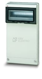 Obrázek produktu Rozvodnice nástěnná ABB LUCA13206 12M IP65 bez svorkovnice s montážním prostorem 0