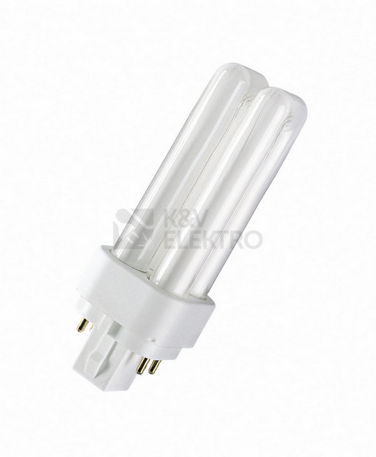 Obrázek produktu Úsporná zářivka OSRAM DULUX D/E 13W/840 G24q-1 neutrální bílá 4000K 6