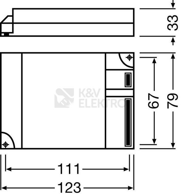 Obrázek produktu  Elektronický předřadník pro zářivky OSRAM QUICKTRONIC QTi T/E 1x18-57 DIM 1-10V 1
