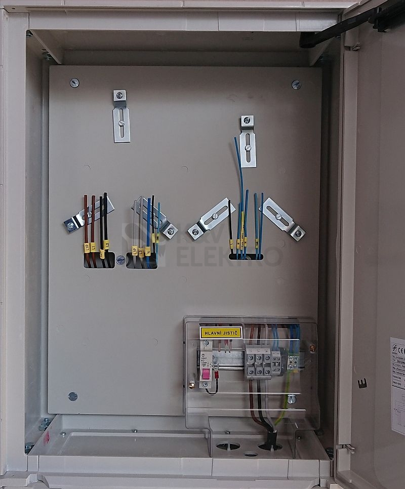 Obrázek produktu Elektroměrový rozvaděč pilíř DCK HELGA 2H-N-C ER212+ZS16/16 pro ČEZ, EGD (E.ON) se zásuvkami 2