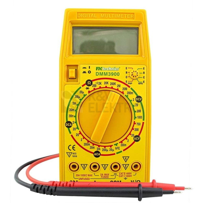 Obrázek produktu Multimetr digitální FK Technics M 3900 /DMM 3900/ /1506/ 0